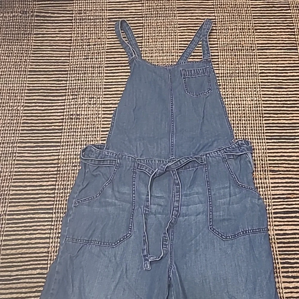 GAP DENIM CULOTTE OVERALLS - Picture 4 of 9